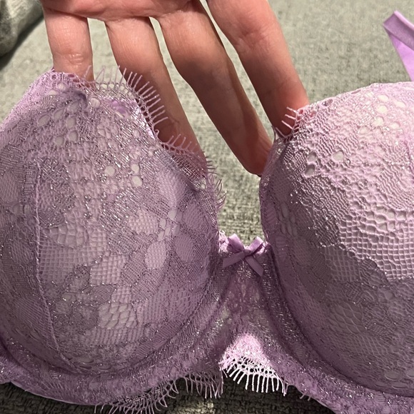 VICTORIA SECRET DREAM ANGELS LACE CUP DEMI BRA - Picture 3 of 6